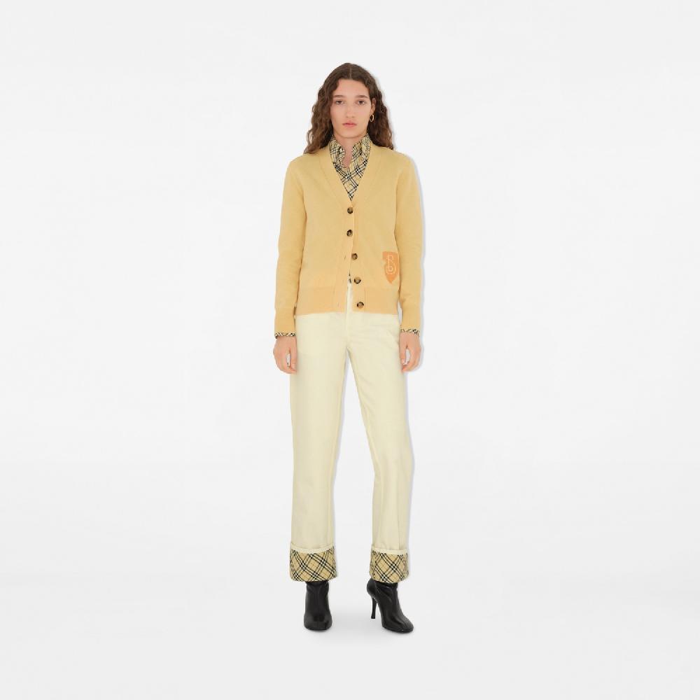 Burberry Cárdigan En Mezcla De Lana Con B ShieldPrecio 1.050 00 €