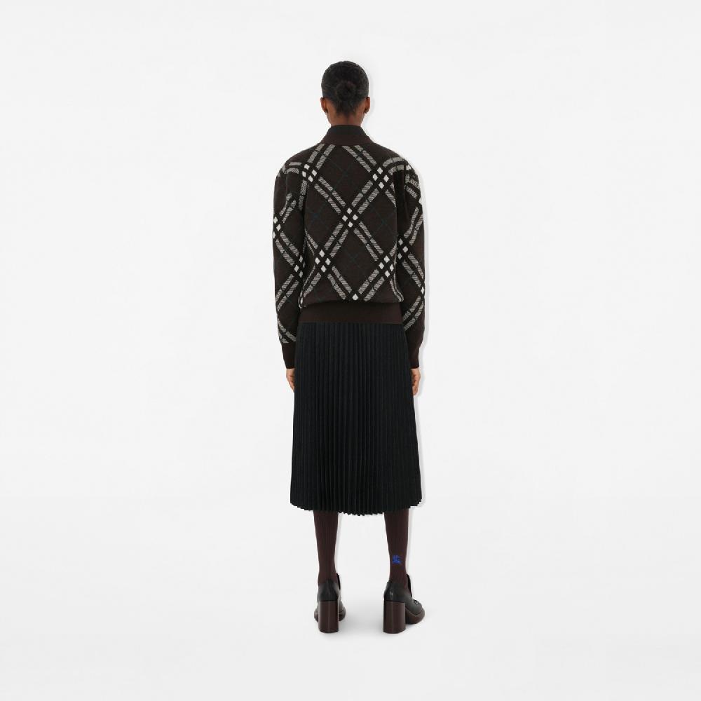 Burberry Cárdigan En Mezcla De Lana Y Mohair CheckPrecio 1.090 00 €