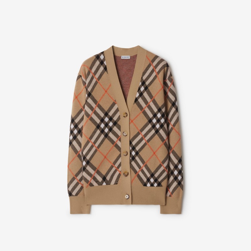 Burberry Cárdigan en mezcla de lana y mohair CheckPrecio 1.090 00 €