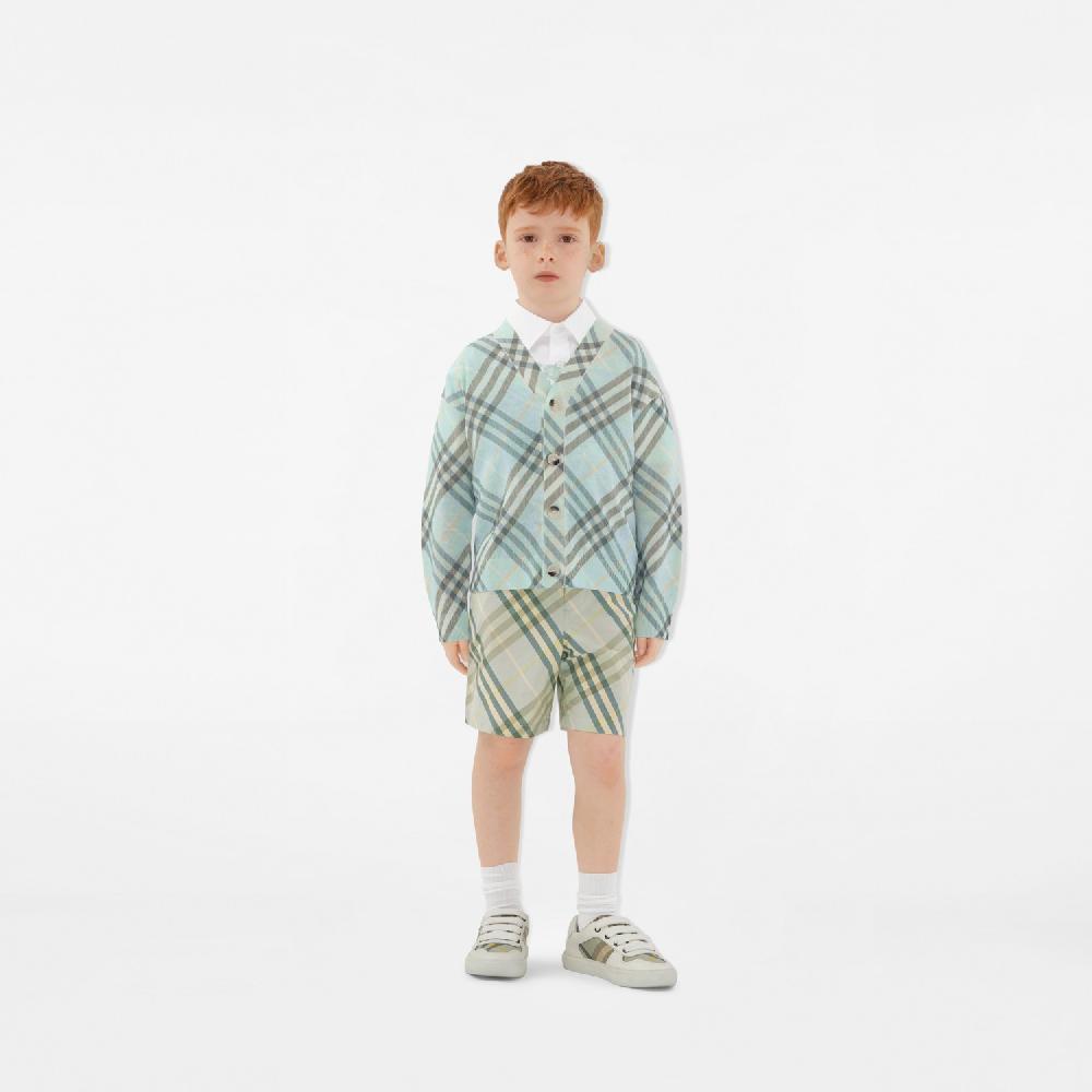 Burberry Cárdigan En Mezcla De Lino CheckPrecio 420 00 € 3-14 Años