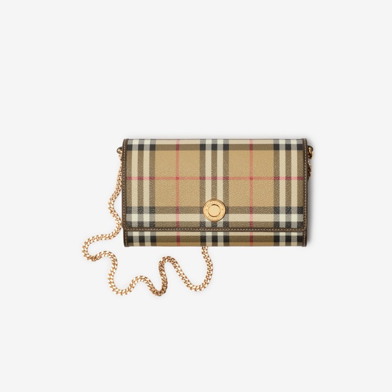 Burberry Cartera Check con asa de cadenaPrecio 850 00 € Personalizable con iniciales