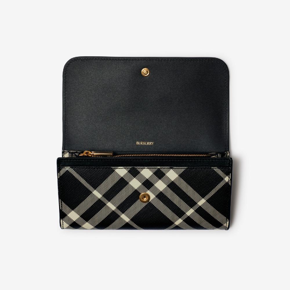 Burberry Cartera Continental CheckPrecio 570 00 € Personalizable Con Iniciales