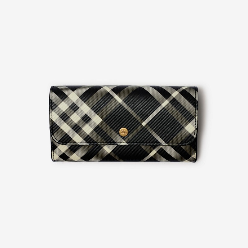 Burberry Cartera continental CheckPrecio 570 00 € Personalizable con iniciales