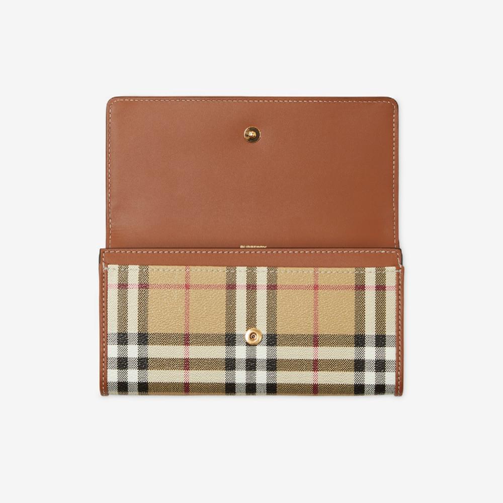 Burberry Cartera Continental CheckPrecio 570 00 € Personalizable Con Iniciales