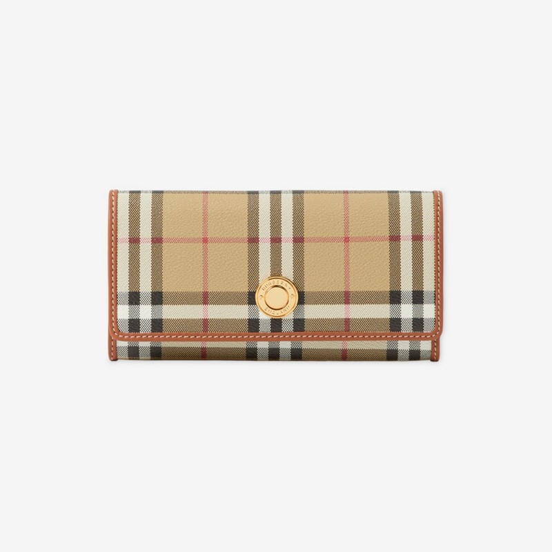 Burberry Cartera continental CheckPrecio 570 00 € Personalizable con iniciales