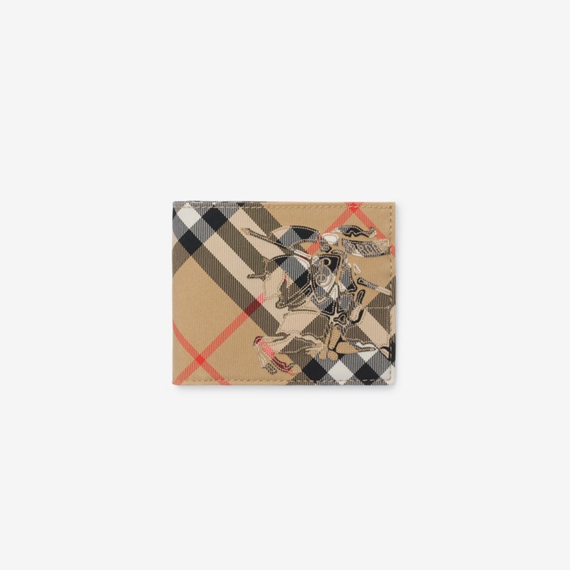 Burberry Cartera plegable Check con EKDPrecio 290 00 €