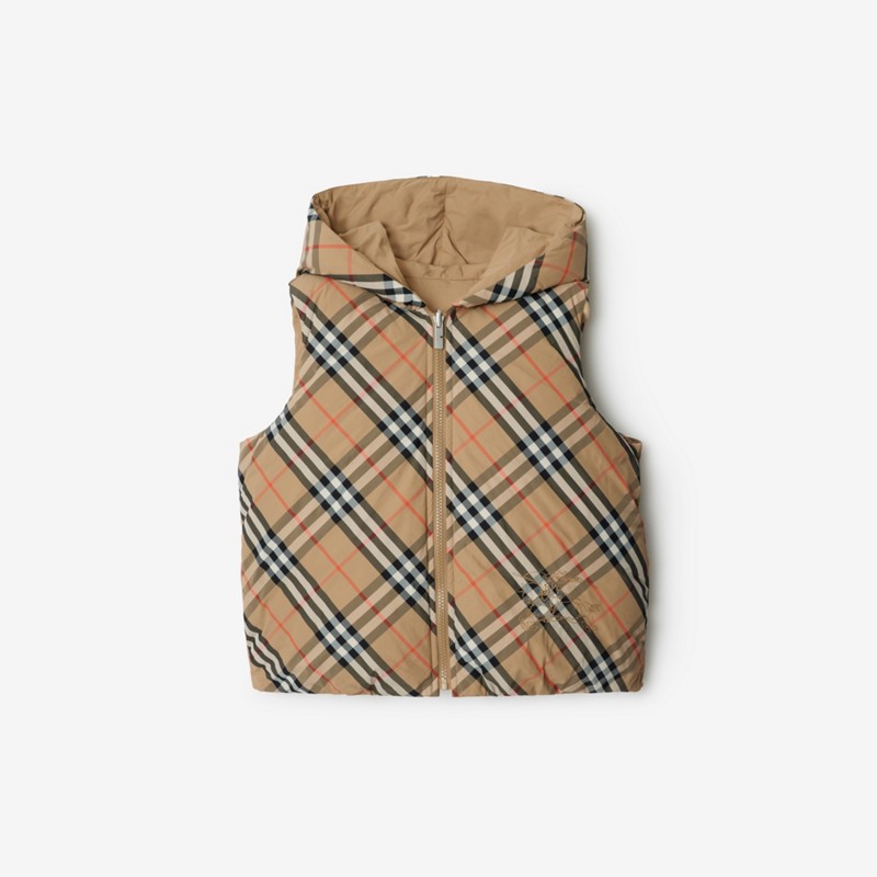 Burberry Chaleco Check reversible y acolchado en nailonPrecio 620 00 € 3-14 años