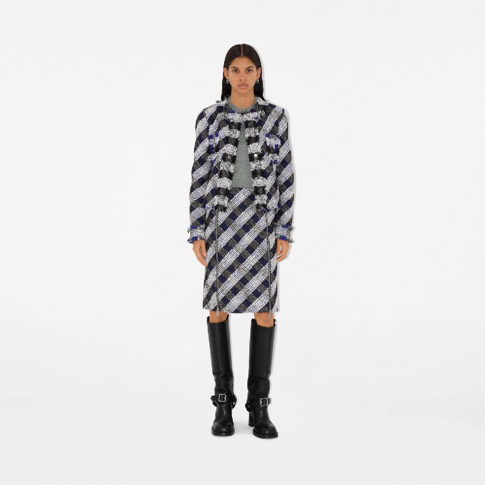 Burberry Chaqueta Corta En Tweed A CuadrosPrecio 2.290 00 €