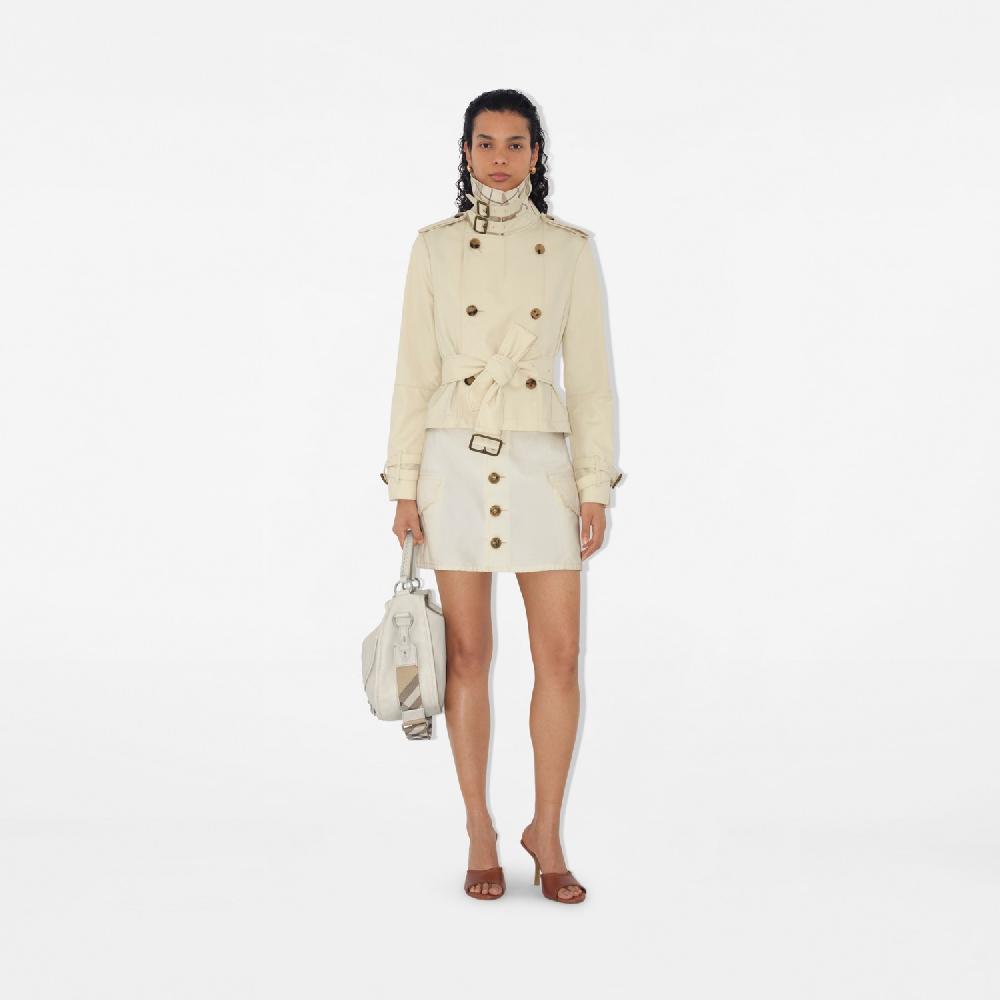 Burberry Chaqueta Cropped Estilo Trench Coat En Mezcla De AlgodónPrecio 1.790 00 € Novedades