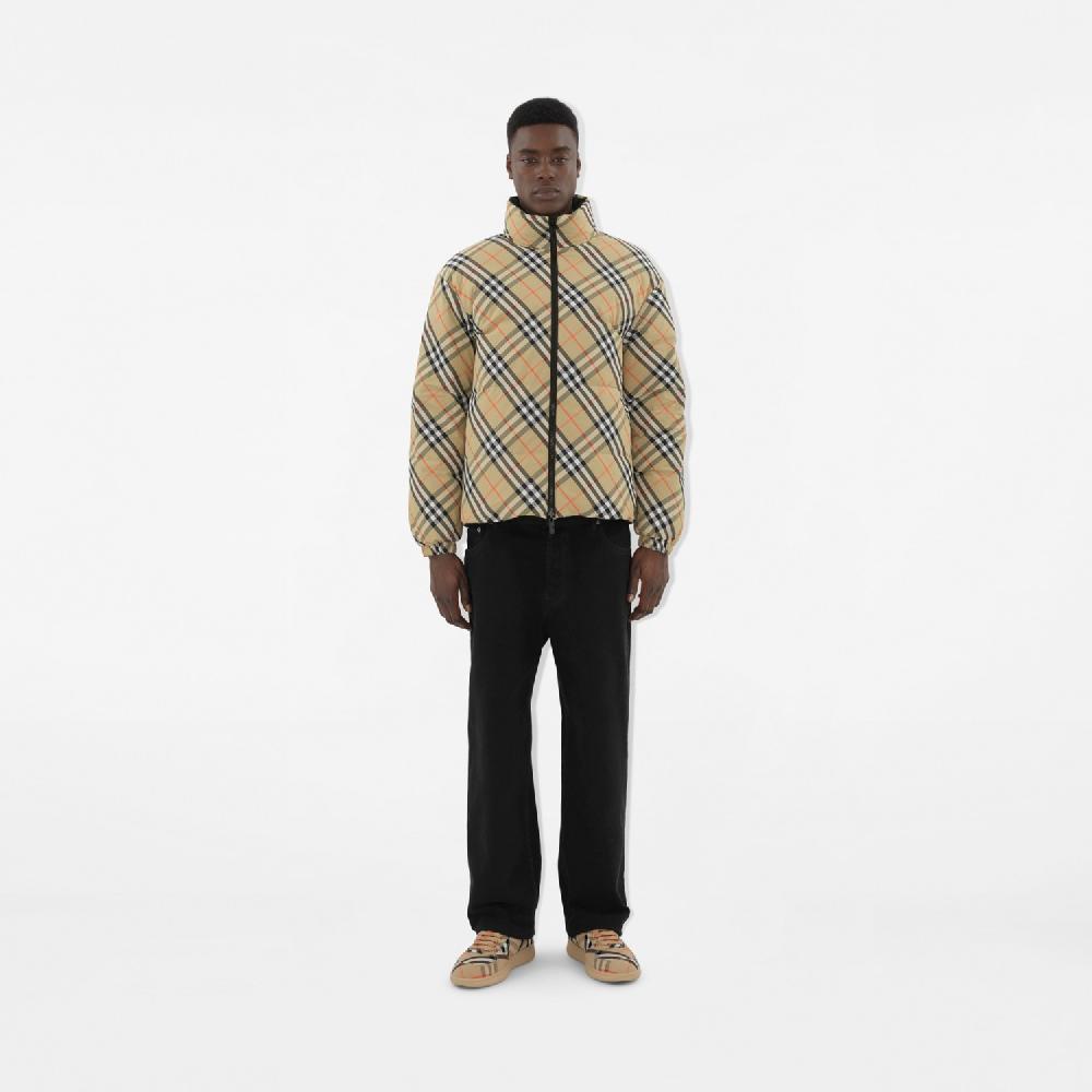 Burberry Chaqueta De Plumas Reversible En Nailon CheckPrecio 1.690 00 €