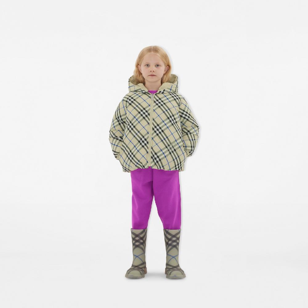 Burberry Chaqueta De Plumas Reversible En Nailon CheckPrecio 750 00 € 3-14 Años