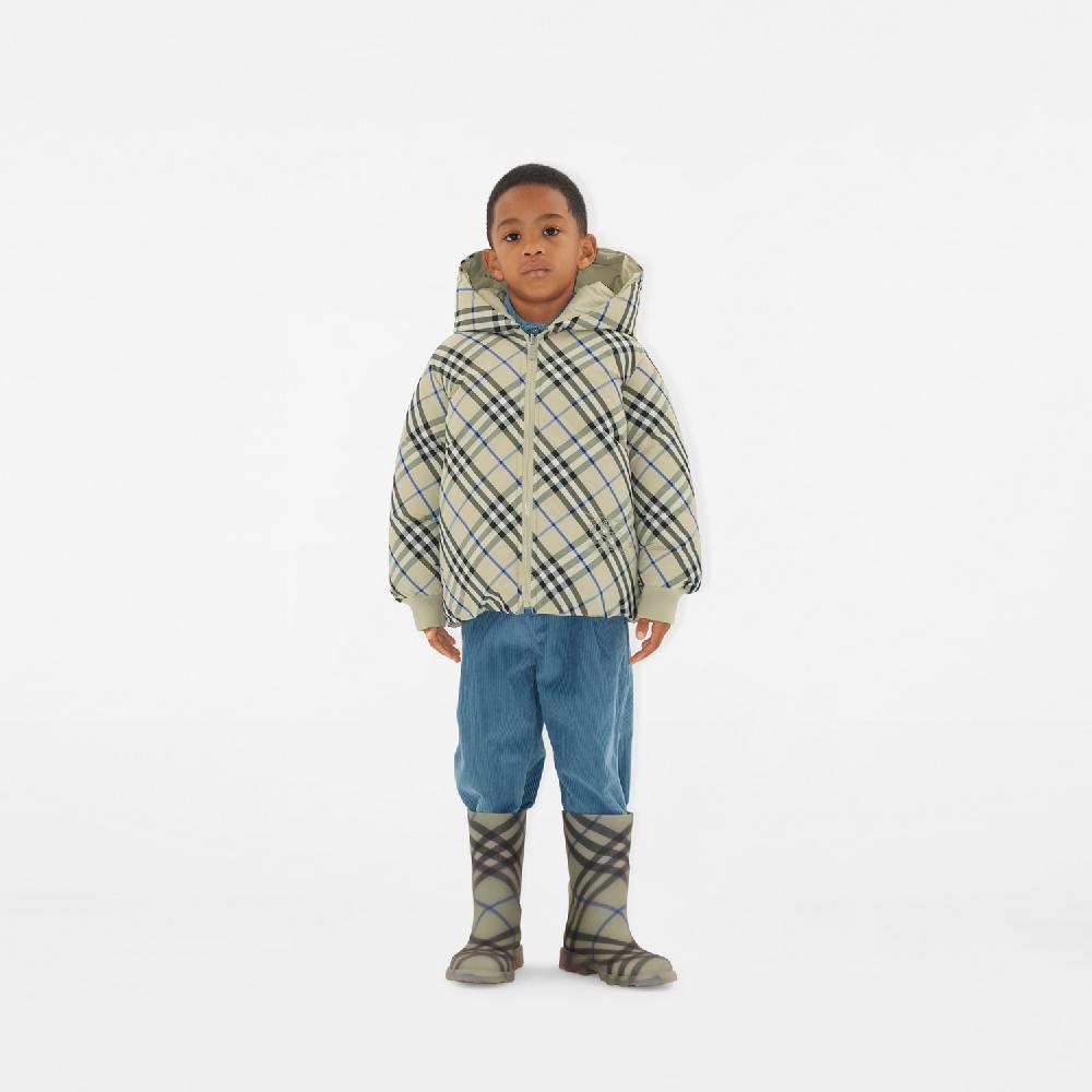 Burberry Chaqueta De Plumas Reversible En Nailon CheckPrecio 750 00 € 3-14 Años