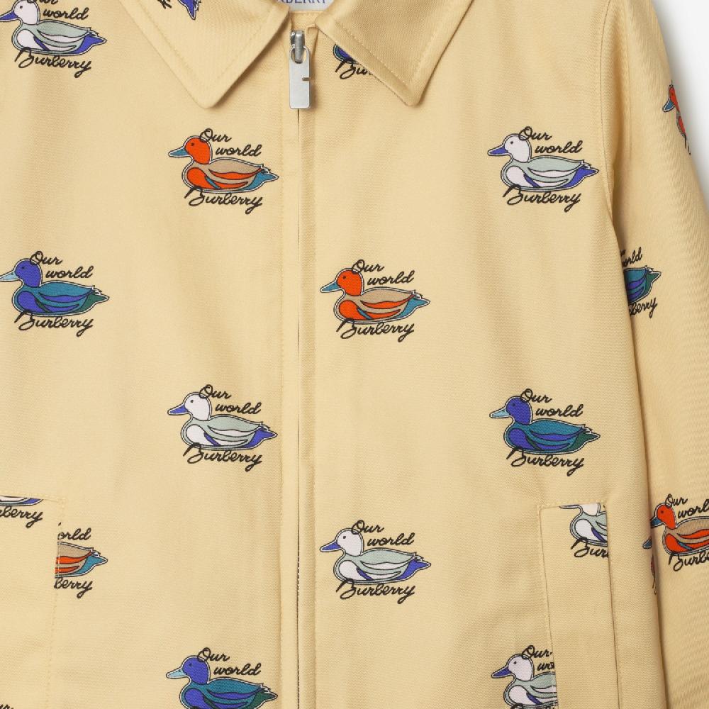 Burberry Chaqueta En Algodón Con PatosPrecio 590 00 € 3-14 Años