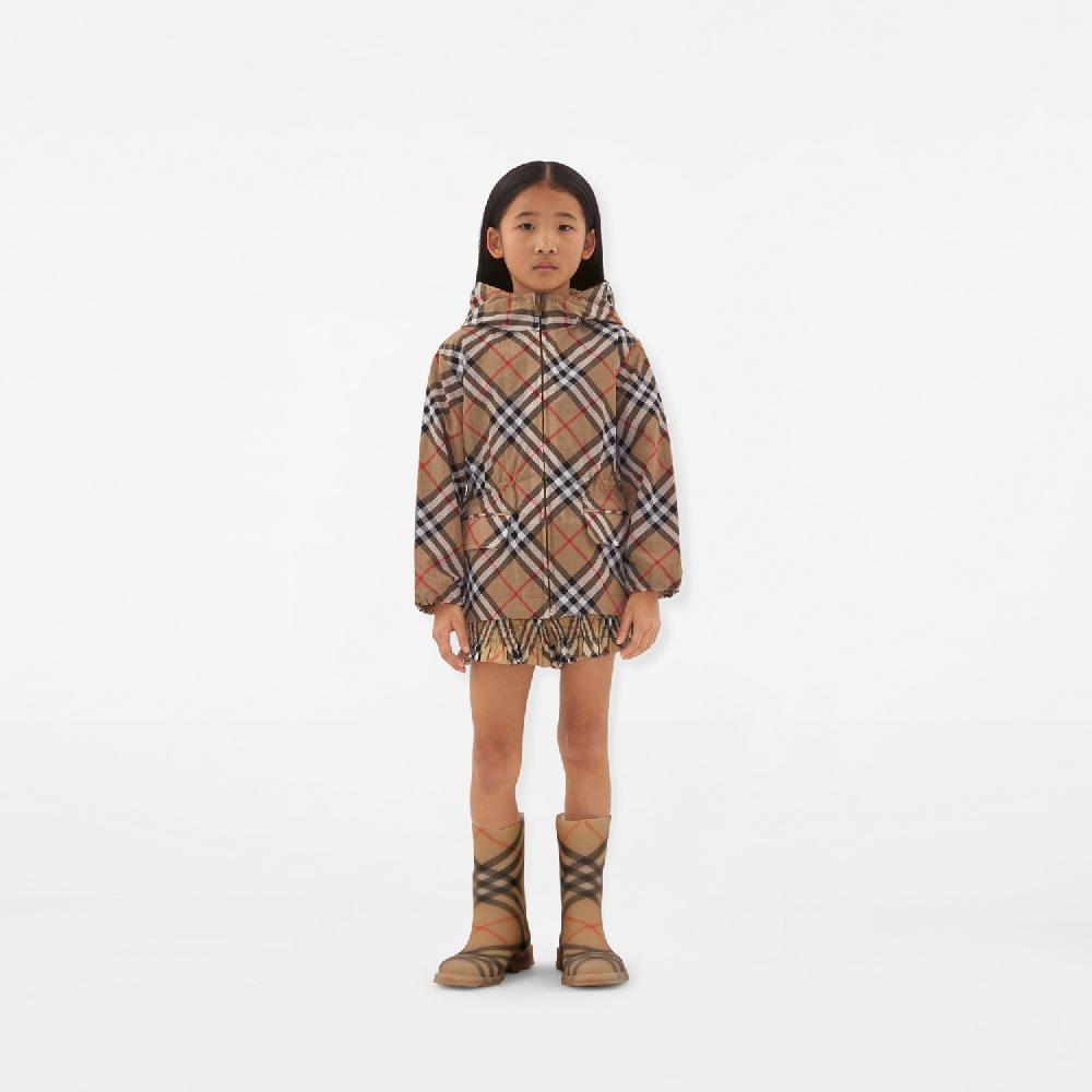 Burberry Chaqueta En Nailon CheckPrecio 470 00 € 3-14 Años