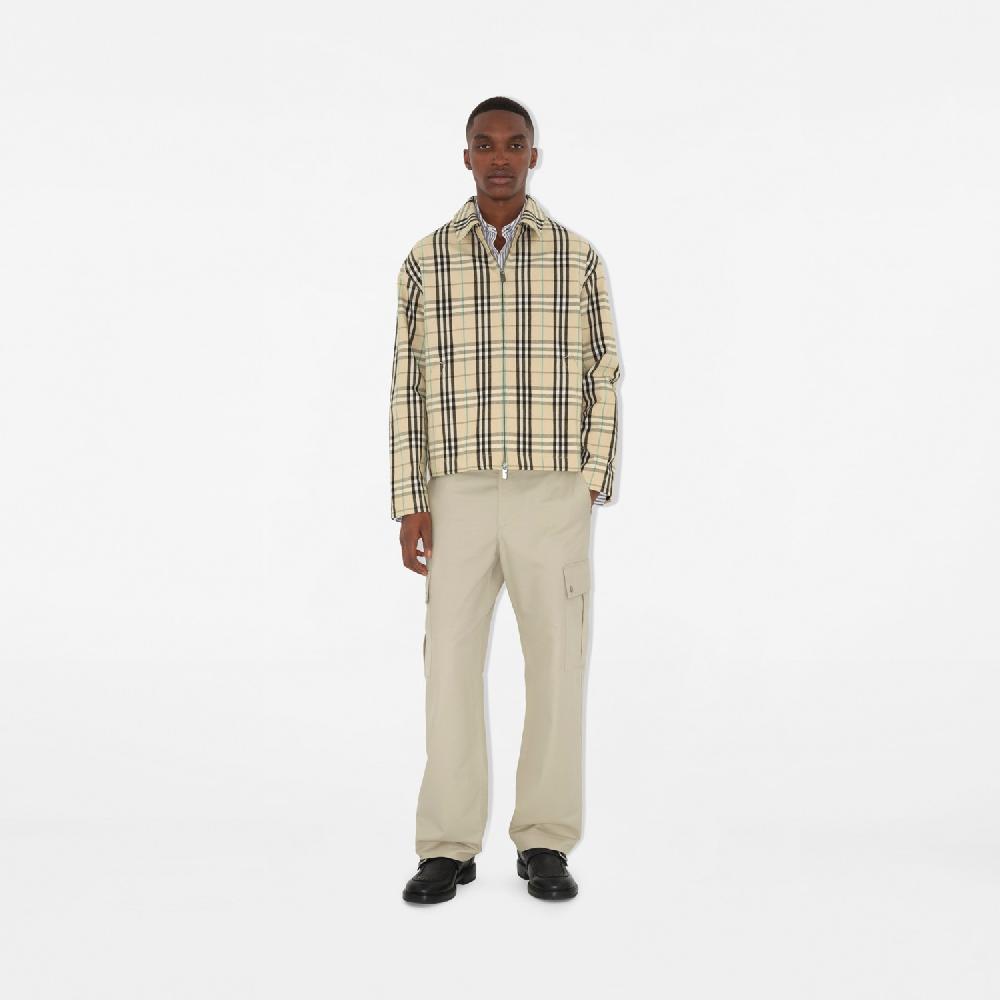 Burberry Chaqueta Harrington En Algodón CheckPrecio 1.350 00 €