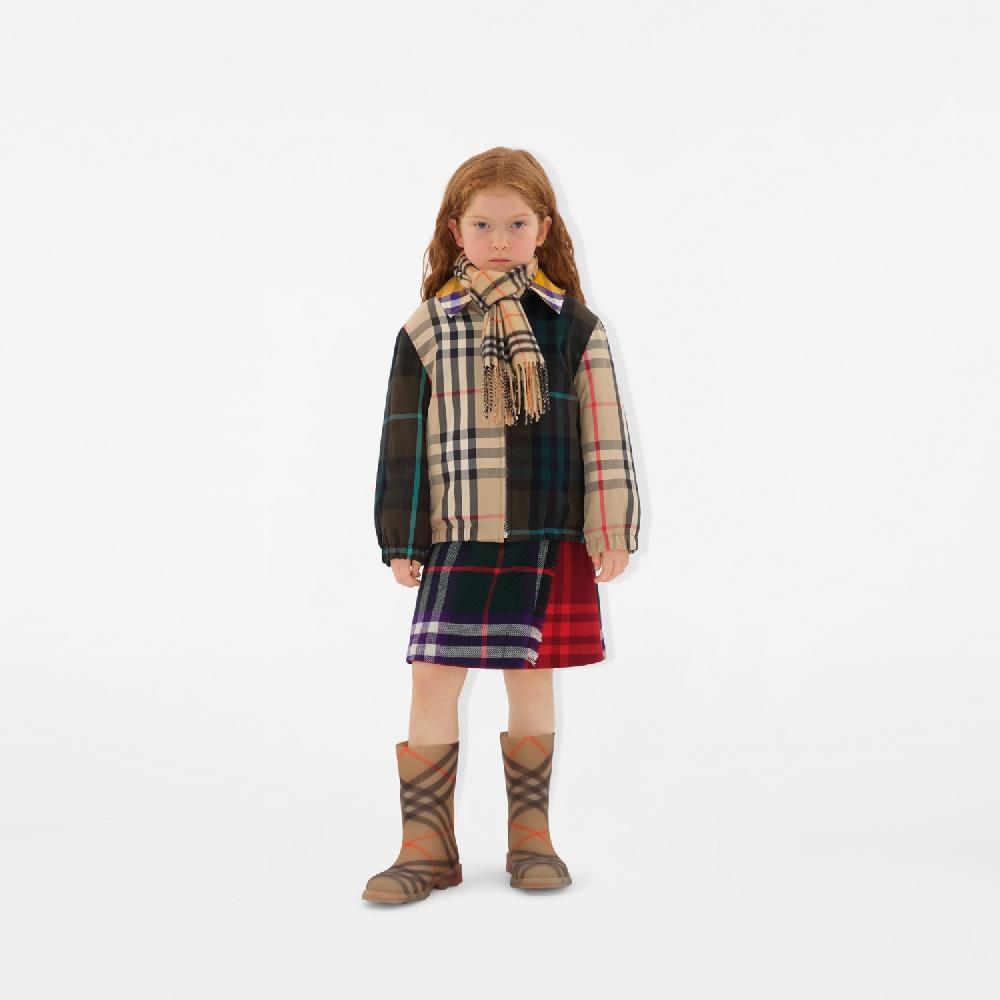 Burberry Chaqueta Harrington En Algodón Con Motivos CheckPrecio 650 00 € 3-14 Años