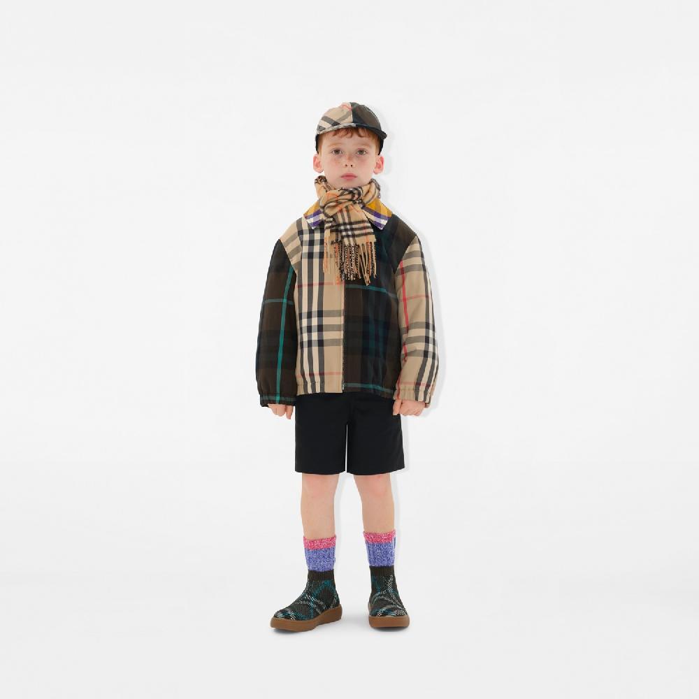 Burberry Chaqueta Harrington En Algodón Con Motivos CheckPrecio 650 00 € 3-14 Años