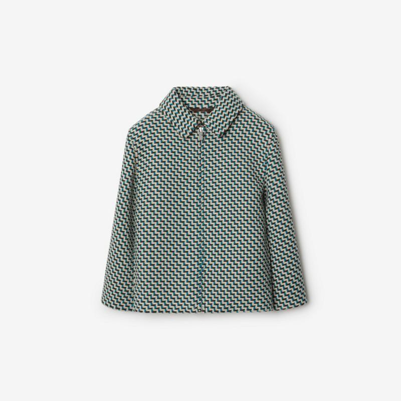 Burberry Chaqueta Harrington en lana con motivo zigzagPrecio 860 00 € 3-14 años