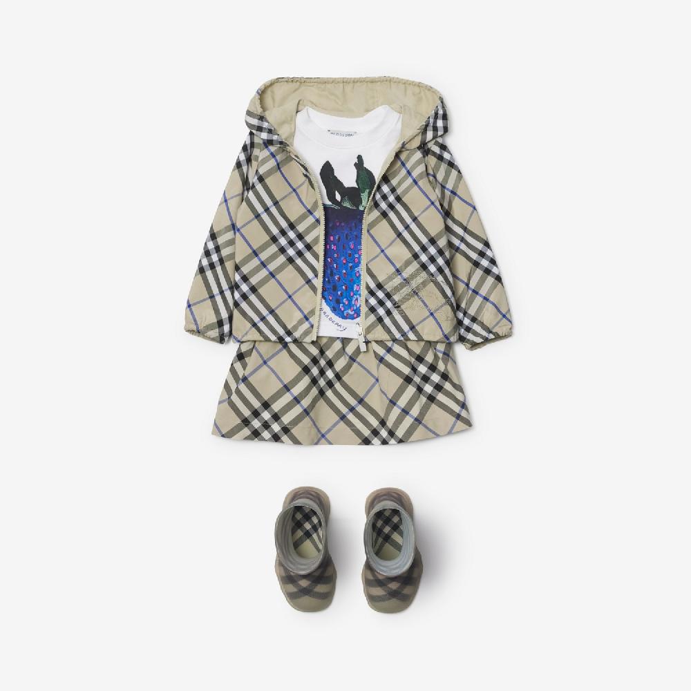 Burberry Chaqueta Reversible En Mezcla De Algodón CheckPrecio 550 00 € 6-24 Meses