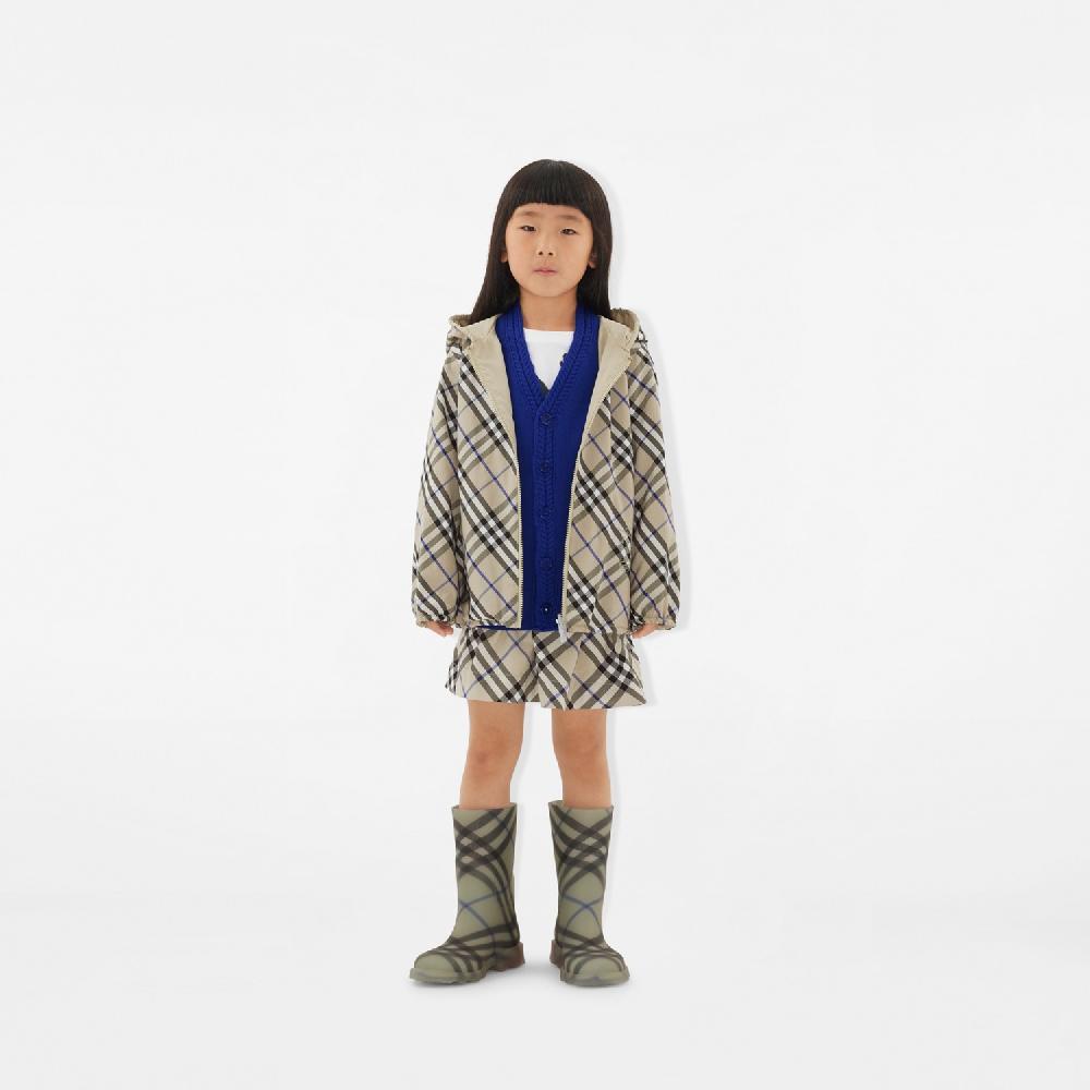 Burberry Chaqueta Reversible En Mezcla De Algodón CheckPrecio 620 00 € 3-14 Años