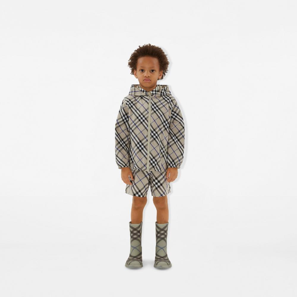 Burberry Chaqueta Reversible En Mezcla De Algodón CheckPrecio 620 00 € 3-14 Años