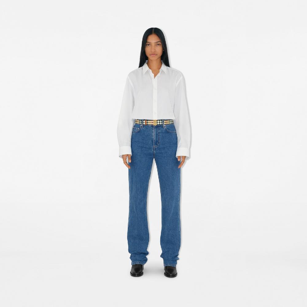 Burberry Cinturón TB En Tejido Check Y PielPrecio 350 00 €