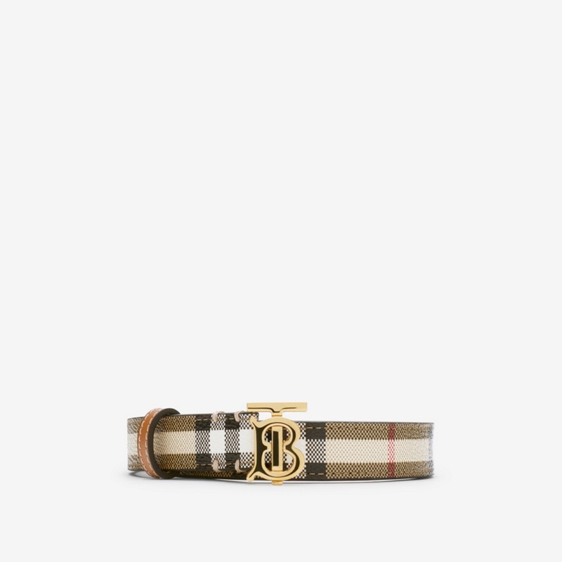Burberry Cinturón TB en tejido CheckPrecio 320 00 € Personalizable con iniciales