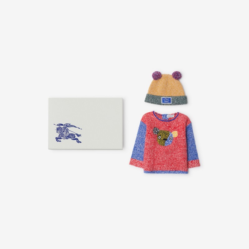 Burberry Conjunto de regalo de dos piezas en cachemir con osito ThomasPrecio 450 00 € 1-18 meses