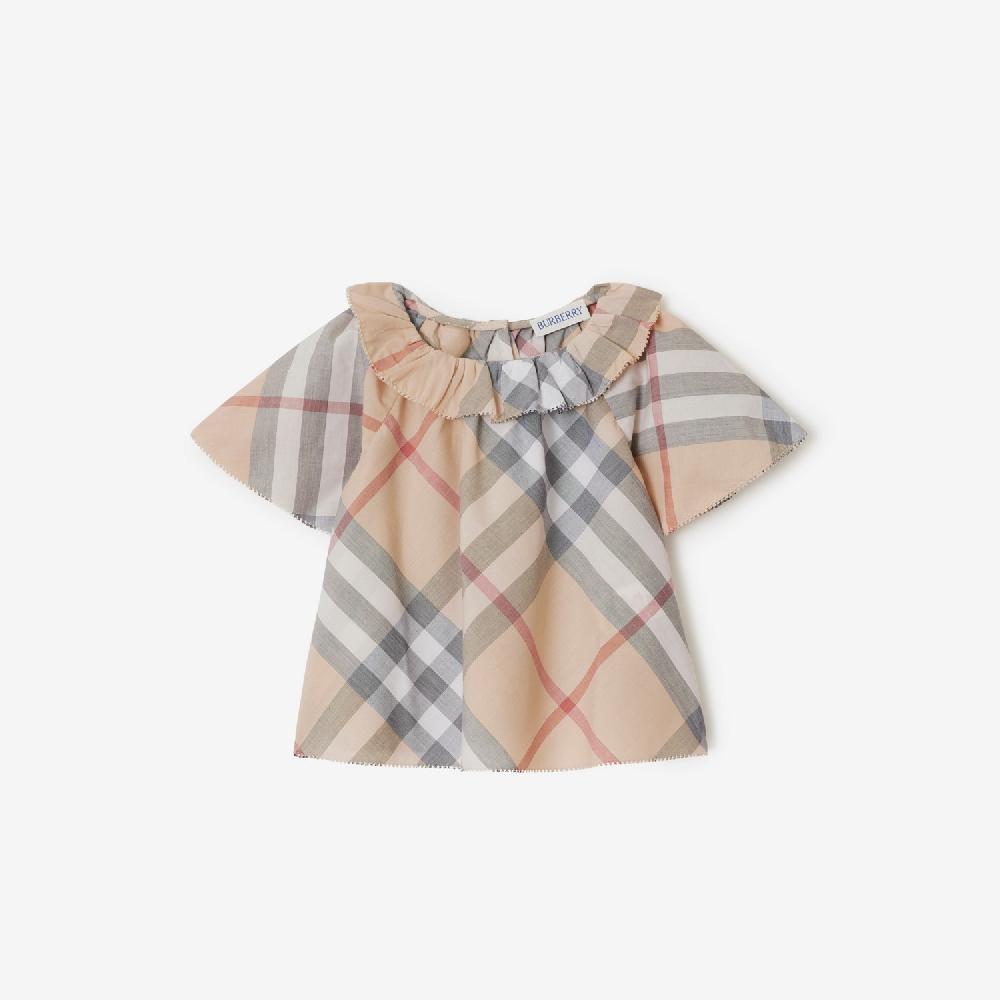 Burberry Conjunto De Regalo De Tres Piezas En Algodón CheckPrecio 350 00 € 1-18 Meses