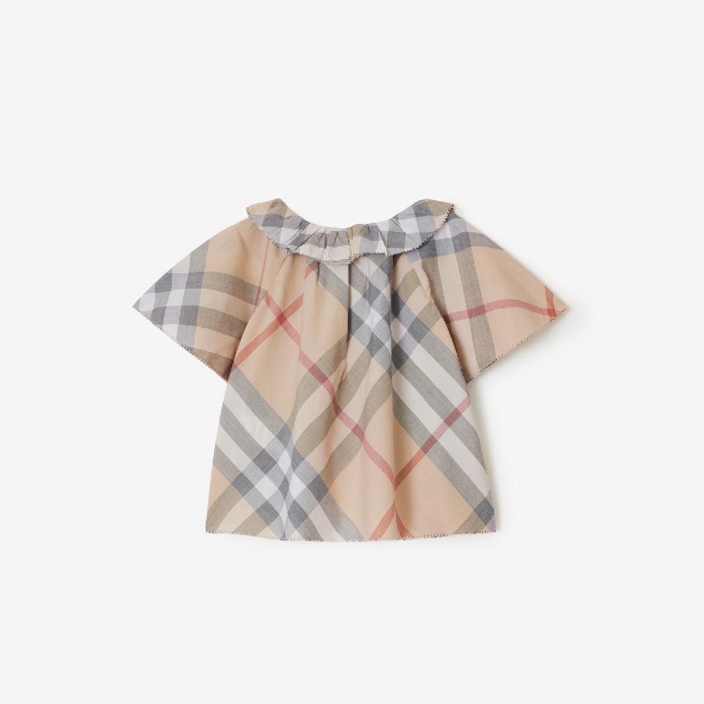 Burberry Conjunto De Regalo De Tres Piezas En Algodón CheckPrecio 350 00 € 1-18 Meses