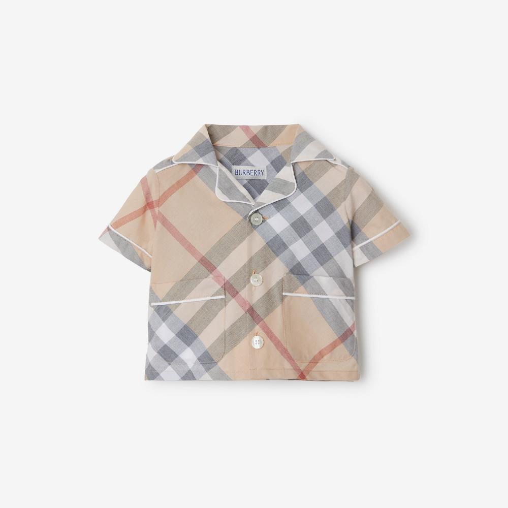 Burberry Conjunto De Regalo Para Bebé De Dos Piezas En Algodón CheckPrecio 350 00 € 1-18 Meses