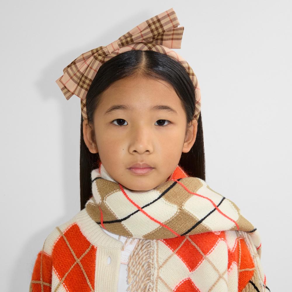 Burberry Diadema En Algodón CheckPrecio 160 00 € 3-14 Años