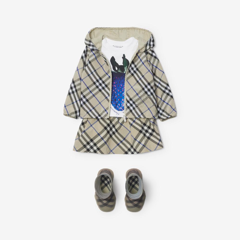 Burberry Falda En Algodón CheckPrecio 230 00 € 6-24 Meses