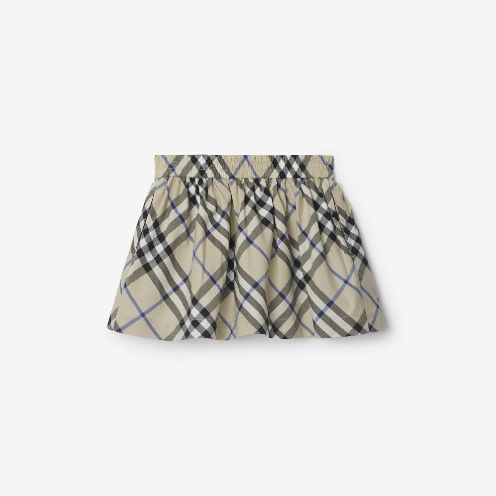 Burberry Falda En Algodón CheckPrecio 230 00 € 6-24 Meses
