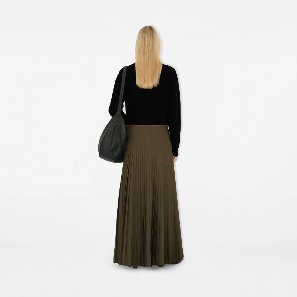 Burberry Falda Escocesa Larga En Lana Y MohairPrecio 2.890 00 € Pasarela