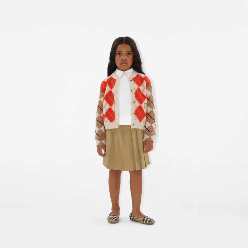 Burberry Falda Plisada En Mezcla De AlgodónPrecio 240 00 € 3-14 Años