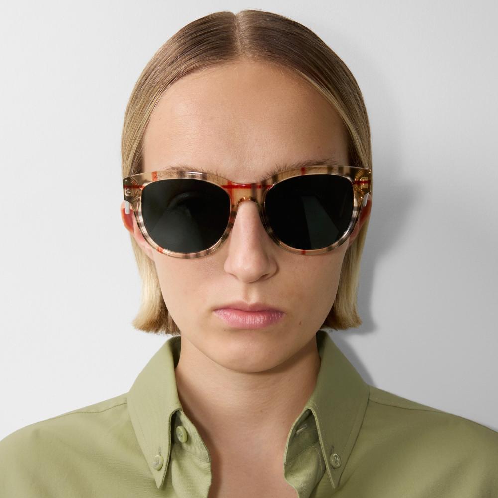 Burberry Gafas De Sol Con Montura Redonda CheckPrecio 210 00 € Personalizable Con Iniciales
