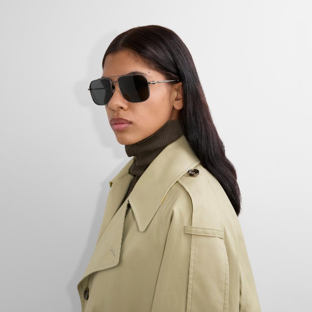 Burberry Gafas De Sol Estilo Aviador Metálicas Con LogotipoPrecio 260 00 €