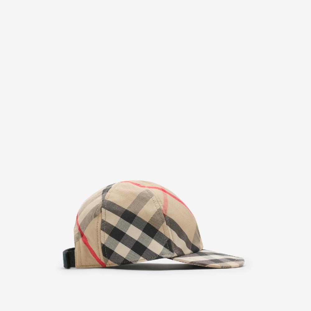 Burberry Gorra En Algodón Con Motivos Check ContrastantesPrecio 230 00 € 3-14 Años