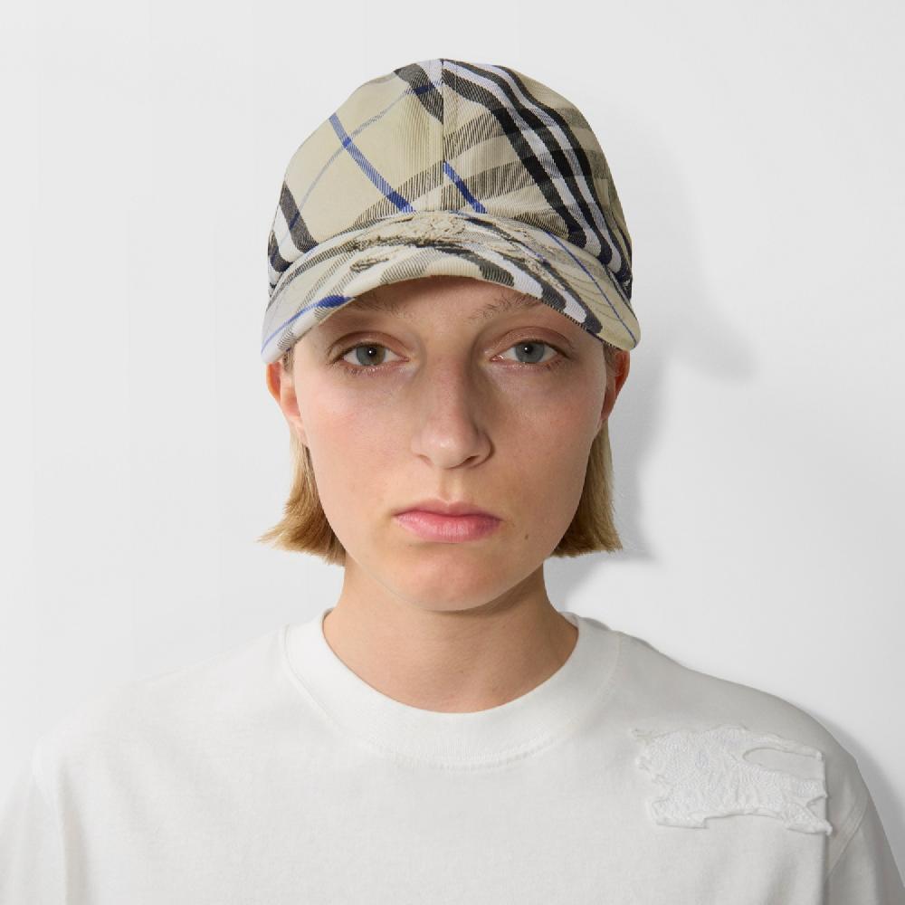 Burberry Gorra En Mezcla De Algodón Check Con EKDPrecio 320 00 €