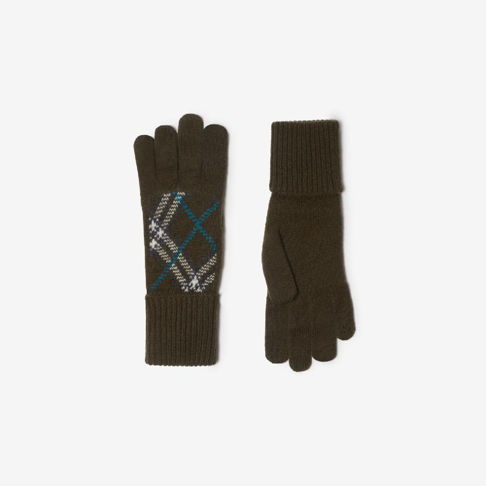 Burberry Guantes En Mezcla De Cachemir CheckPrecio 250 00 €