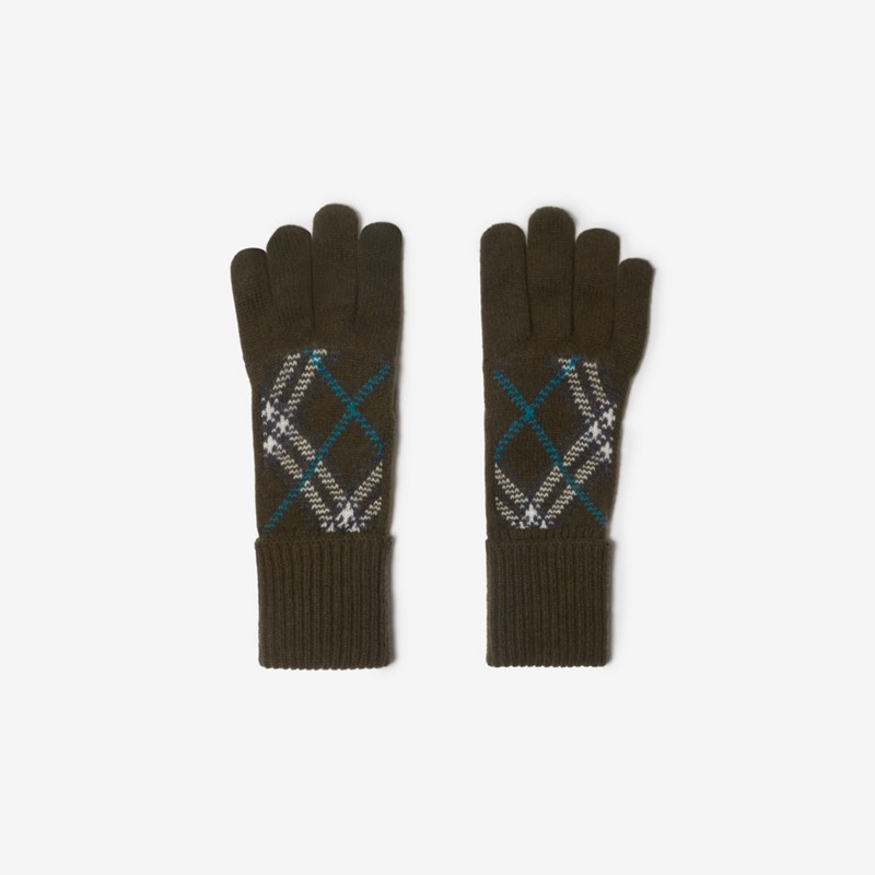 Burberry Guantes en mezcla de cachemir CheckPrecio 250 00 €
