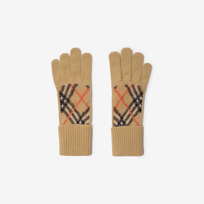 Burberry Guantes en mezcla de cachemir CheckPrecio 250 00 €