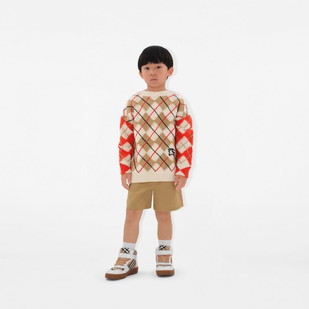 Burberry Jersey En Lana A RombosPrecio 490 00 € 3-14 Años