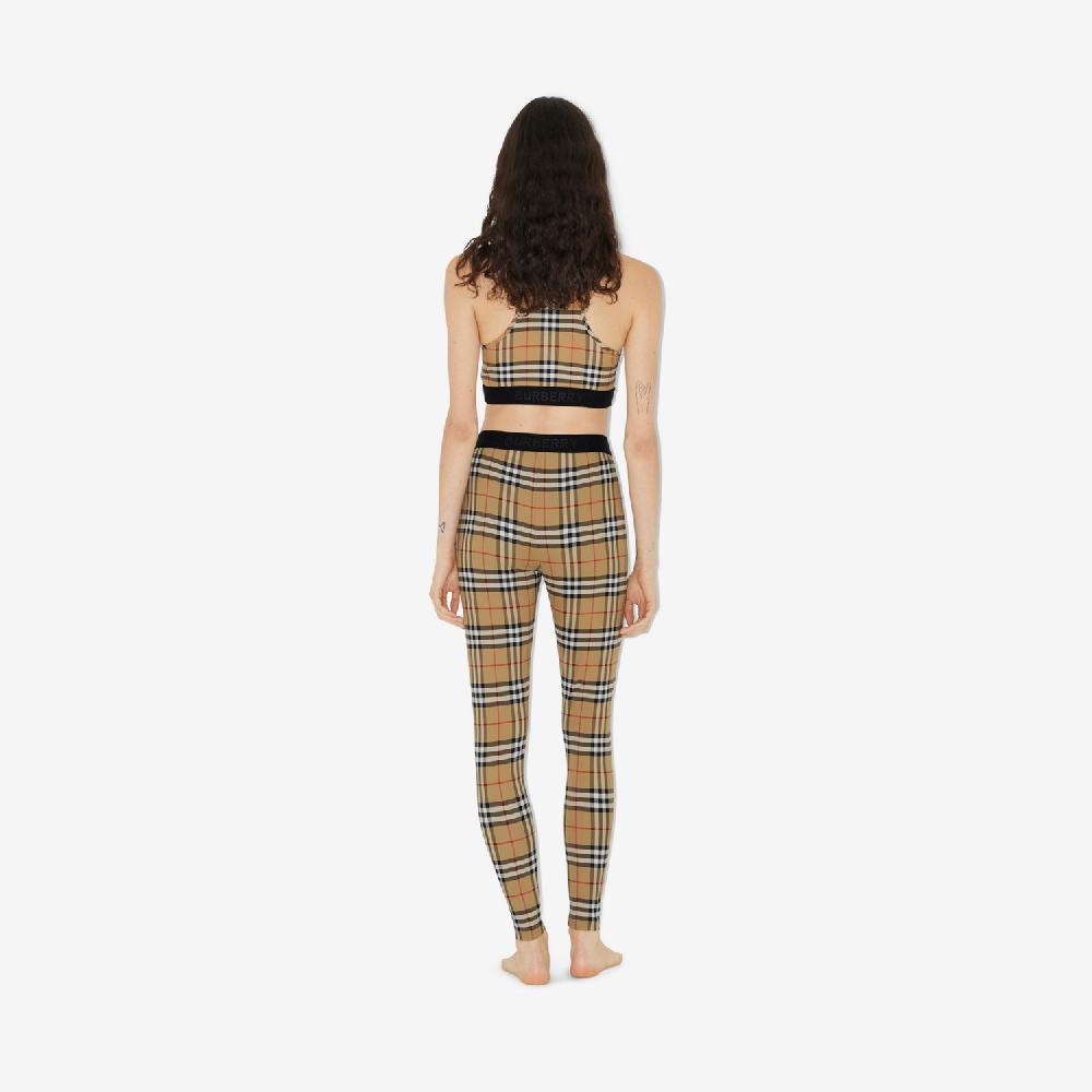 Burberry Leggings En Tejido Jersey Elástico CheckPrecio 490 00 €