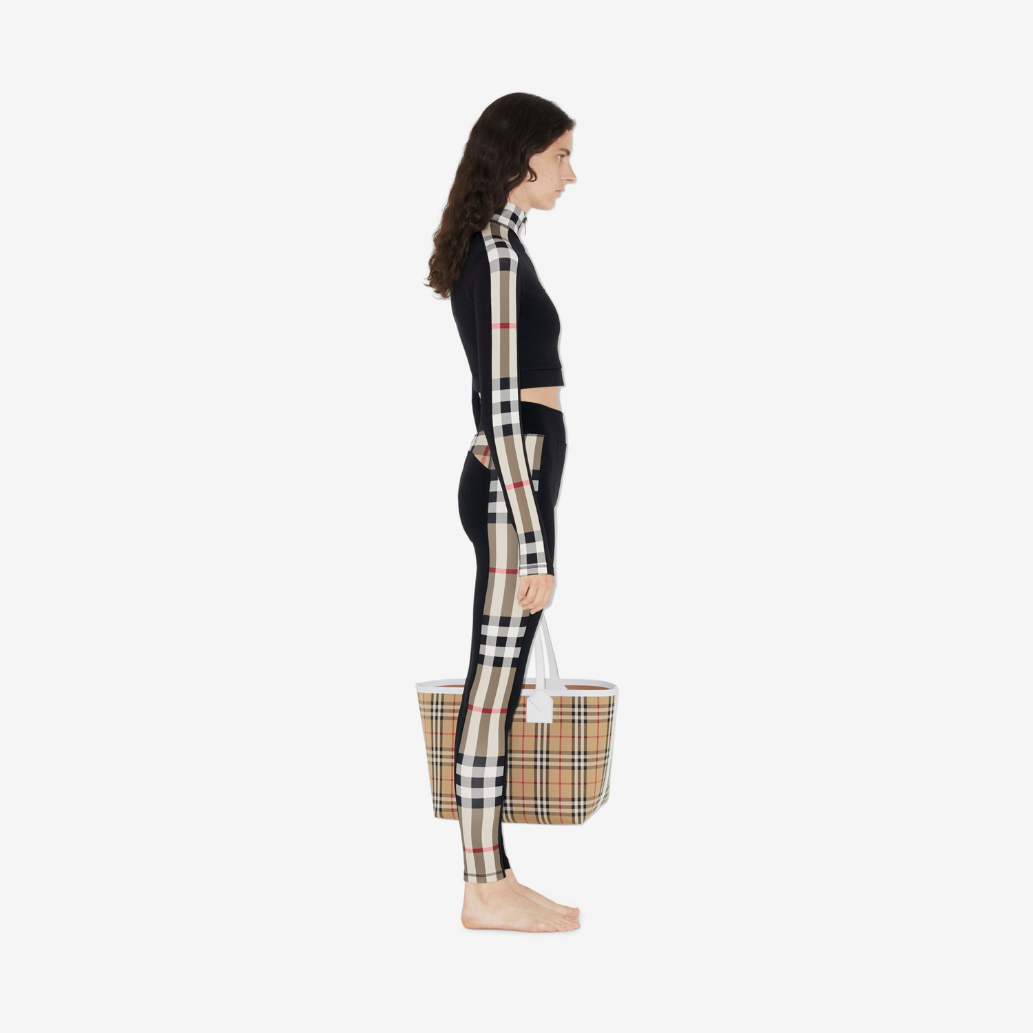 Burberry Leggings En Tejido Jersey Elástico Con CheckPrecio 660 00 €
