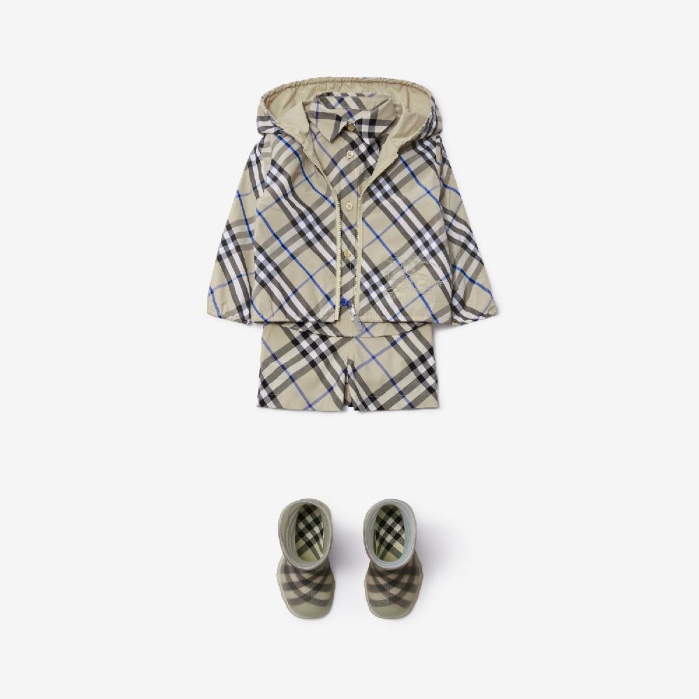 Burberry Pantalones Cortos En Algodón CheckPrecio 220 00 € 6-24 Meses