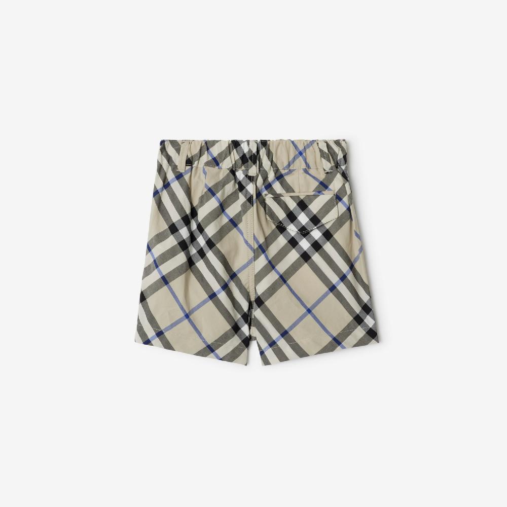 Burberry Pantalones Cortos En Algodón CheckPrecio 220 00 € 6-24 Meses