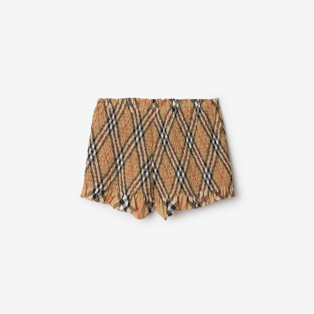 Burberry Pantalones Cortos En Algodón CheckPrecio 220 00 € 3-14 Años