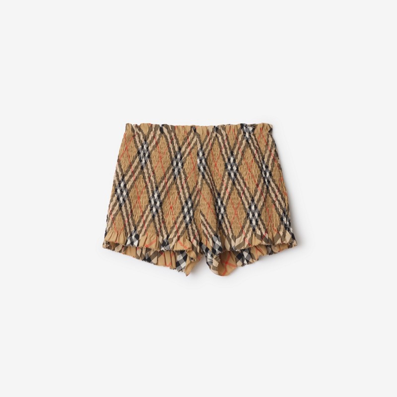 Burberry Pantalones cortos en algodón CheckPrecio 220 00 € 3-14 años